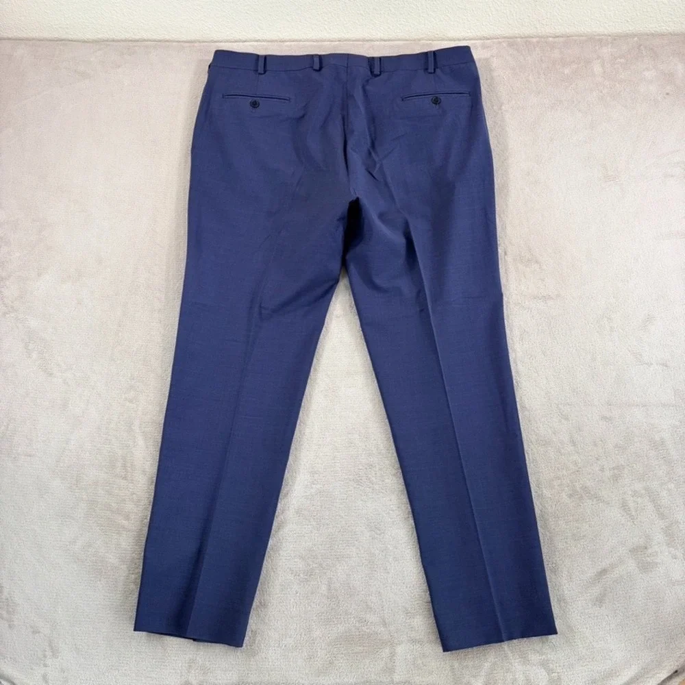 Brooks Brothers Explorer Regent Fit Suit in Blue Stretch Wool Men 50L Designer